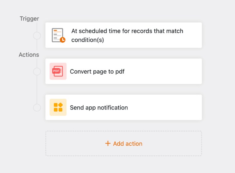 SeaTable, an alternative to Notion, offers smart AI-powered automations for streamlined workflows