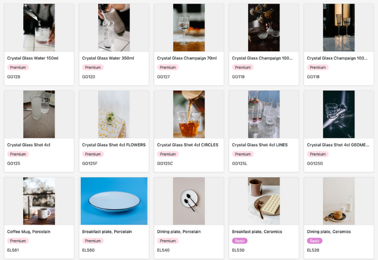 Verknüpfte Tabellen für Produktkatalog und interne Produktdaten im digitalen Produktmanagement