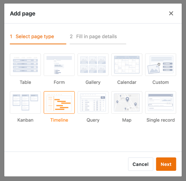 Aplicación personalizada para la planificación de proyectos con formularios y vistas de Gantt, Kanban y roles