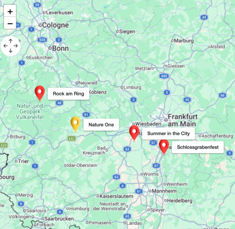 Custom event management app with a checklist, schedule, and budget dashboard in SeaTable