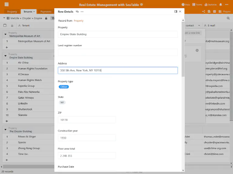 Linked records can now be edited right from the link other records column