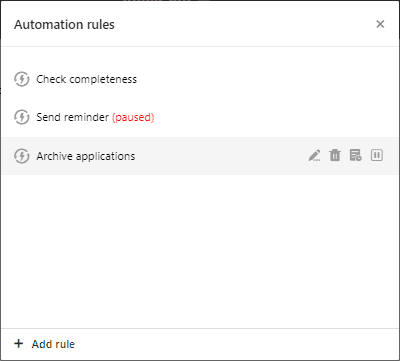 SeaTable 3.2 supports pausing an automation