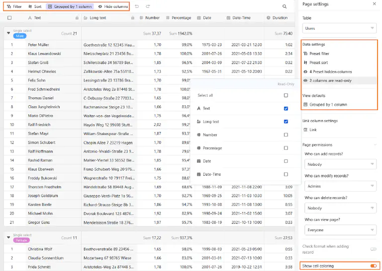Neue Funktionen im Universal App Builder
