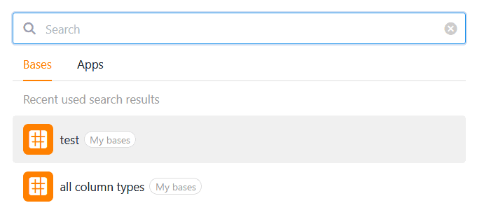 Improved search function on the home page