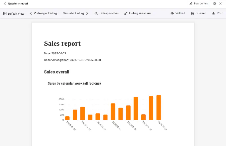 Das neue Report Design Plugin