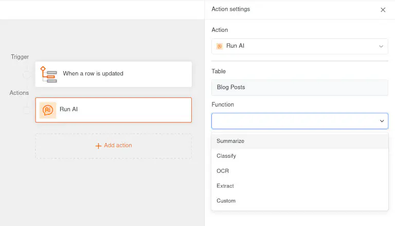 SeaTable&rsquo;s AI automations