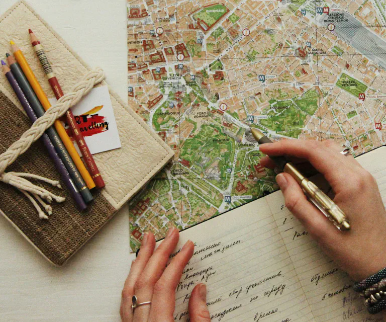 Creative travel diary ideas