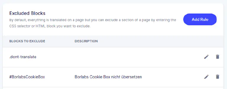 With css classes or ids you can tell Weglot not to translate something.